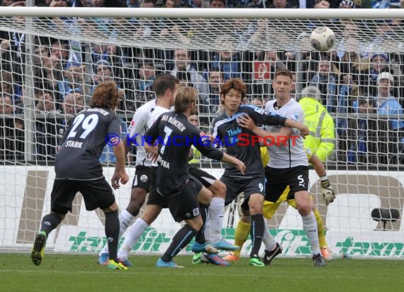 2. Bundesliga SV Sandhausen - TSV 1860 München Hardtwaldstadion Sandhausen 01.03.2014 (© Kraichgausport / Loerz)